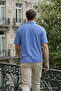 Men's Elite Comfort A.Blue Polo Neck T-Shirt - 6