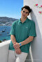 Men's Cotton Pack Short Sleeve Mint Polo Collar T-Shirt - 5
