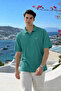Men's Cotton Pack Short Sleeve Mint Polo Collar T-Shirt - 2