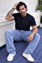 Men's Jogger Premium Comfort Blue Baggy Pants - 5