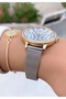 Brand Original - Yellow Silver Color- 2 Year Warranty Women Wrist Watch - Bracelet Gifted 010Dkl00-610 - 3