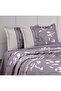 RANFORCE SINGLE PERSON Duvet Cover Set TIVORY DAMSON - 2