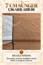 Orthopedic Knee Pain-Free 7 cm Visco Sponge 80X120 Prayer Mat Velvet Embossed Top Fabric with Fabric Bag - 5