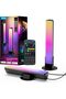 Smart LED Light Bars, RGBICWW TV Backlight for Ambiance, Gaming, PC Play Light Bar with 64 Scene Modes, Music Sync, 3 Installation, Compatible with Alexa, Matter, Google Assistant, Black