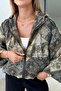 Hooded, Mesh-Lined, Patterned Seasonal Jacket Per9783 - 2
