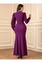 Embellished Neck Maxi Dress - 3