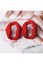 Statement earrings with irregular geometric design - 3