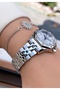Brand Original - Silver Color- 2 Year Warranty Women Wrist Watch - Bracelet Gifted 010Dkl00-490 - 4