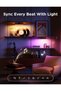 Smart LED Light Bars, RGBICWW TV Backlight for Ambiance, Gaming, PC Play Light Bar with 64 Scene Modes, Music Sync, 3 Installation, Compatible with Alexa, Matter, Google Assistant, Black - 4