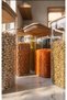 Set of 12 3 Liter Premium Food Storage Containers with Wooden Lids |   Kitchen Organizer |   Pulses, Flour, Sugar, and Dry Food Container - 4