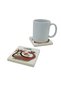 Mardin Şahmeran Printed Natural Stone Coaster 10X10 1G-Ş1M - 2