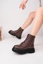 Genuine Leather Orthopedic Thick Soled Cold-Proof Women's Boots - 2