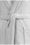 (1A - Outlet) Bright Velvet Hooded Bathrobe Size L - 3