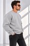Men's 3-Thread Shardooned Premium Quality Zero-Collar Sweatshirt - 2
