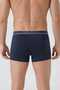 Men's 10-Pack Navy Blue Cotton Lycra Sports Boxers - Special Production Sleep Band with Gift - 4