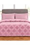 Trendy Embossed Double Blanket (220X240)-Art Deco Violet New