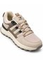 Men's Beige Lace-Up Thick Sole Casual Comfortable Sports Shoes - 3