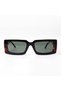 Women Nylon Sunglasses Black/Demi Mirror Lens - LCW10562C2 - 2