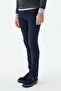 Navy Blue Comfort Fit Sports Pants - 3