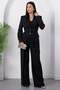 Buttoned Jacket and Trousers Double Set K-261511 - 5