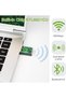 محول لاسلكي خارجي صغير لاستقبال الشبكات بمنفذ USB وبلوتوث وواي فاي ثنائي التردد 2.4/ 5Ghz بسرعة 600 - 6