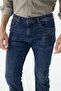 Navy Blue Comfort Fit Jeans Denim Trousers - 2
