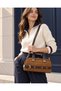 Suede Women's Hand and Shoulder Bag