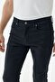 Navy Blue Comfort Fit 5 Pocket Canvas Trousers - 4
