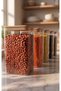 6'Li 3 Liter Premium Food Storage Container Set with Wooden Lid |   Kitchen Organizer |   Pulses, Flour, Sugar, and Dry Food Container - 4