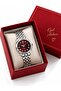 Women's Silver Color Steel Band - Crystal Glass Dial - Stylish Wristwatch - 4