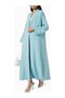 Lightweight Crepe Fabric Design for Stylish Collar Detailed Long Abaya Fashion - 2