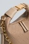 Women's Vegan Leather Patterned Clip Buckle Hand Shoulder Bag - 3