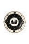 Bistro Tile Halloween 24K Gold Detailed Stoneware Dessert Plate 21 cm