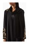 Stylish Floral Embroidered Abaya Ideal for Eye-Catching Ensembles with Comfortable Fit and Modern Touch - 4