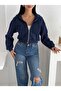 Zippered Short Three Thread Raster Sweatshirt - 2