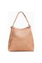 By Knitted Textured Knotted Strap Bucket Bag