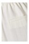 Linen Blend Suit Pants, Straight Leg and Breathable Summer Trousers Ecru - 4