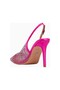 Carvela 100 Positano Strap Heels, Stylish Vinyl, Pointed Toe Stiletto - 3