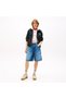 Piping Nylon Track Women's Black Jacket - 2