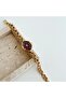 Rosamu Gold-Red Watch |   Clock - 2
