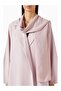 Modern Minimalist Notched Collar Abaya Reflects Elegance with Long Sleeves and Aline Silhouette - 4