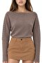 Busem Stone-Embellished Accessory Kayık Collar Blouse - 3