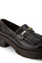 Women's Genuine Leather Brown Loafer Shoes - 7