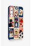 Samsung S22 Compatible Cute Cat and Flower Pattern Silicone Case - 2
