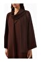 Modern Minimalist Notched Collar Abaya Reflects Elegance with Long Sleeves and Aline Silhouette - 4
