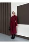 Belted New Season Lined Premium Quality Comfortable Fit Women's Cashmere Coat - 3