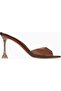 Isabella Mules – Transparent Pvc, 90 mm Statement Heel, Stylish Italian Elegance