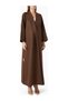 Comfortable Cotton Silk Abaya with Stylish Design and Modern Cutting, Offering a Glamorous Silhouette