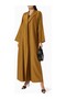 Luxurious Design Notch Collar Abaya with a Comfortable Fit, Ideal for Everyday and Evening Stylish Looks - 2
