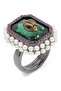 Emerald Cocktail Ring - Green - 4